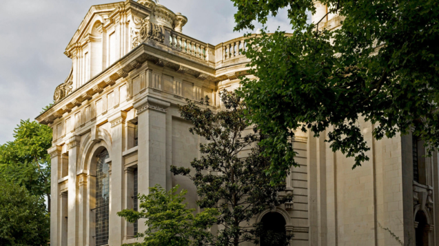 daytime photograph of the exterior of Sinfonia Smith Square