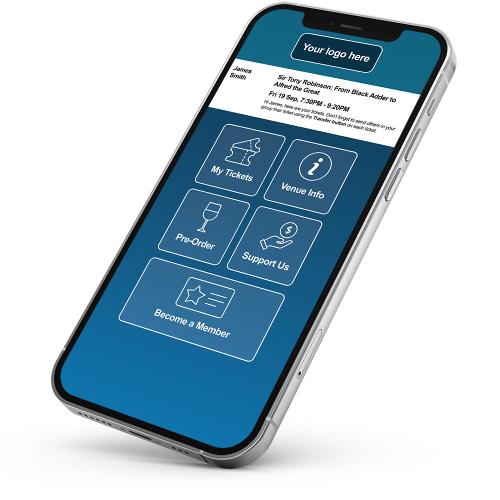 image of app on mobile phone